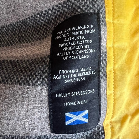 Taylor Stitch Winslow Waxed Cotton Halley Stevensons Wool Jacket Mens size 38 M - Picture 3 of 8